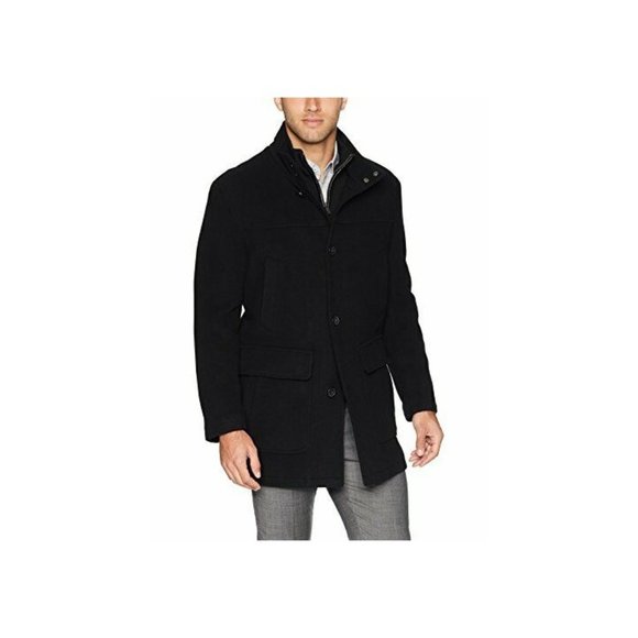 Men's Wool Cashmere Button Front Jacket - Picture 1 of 8